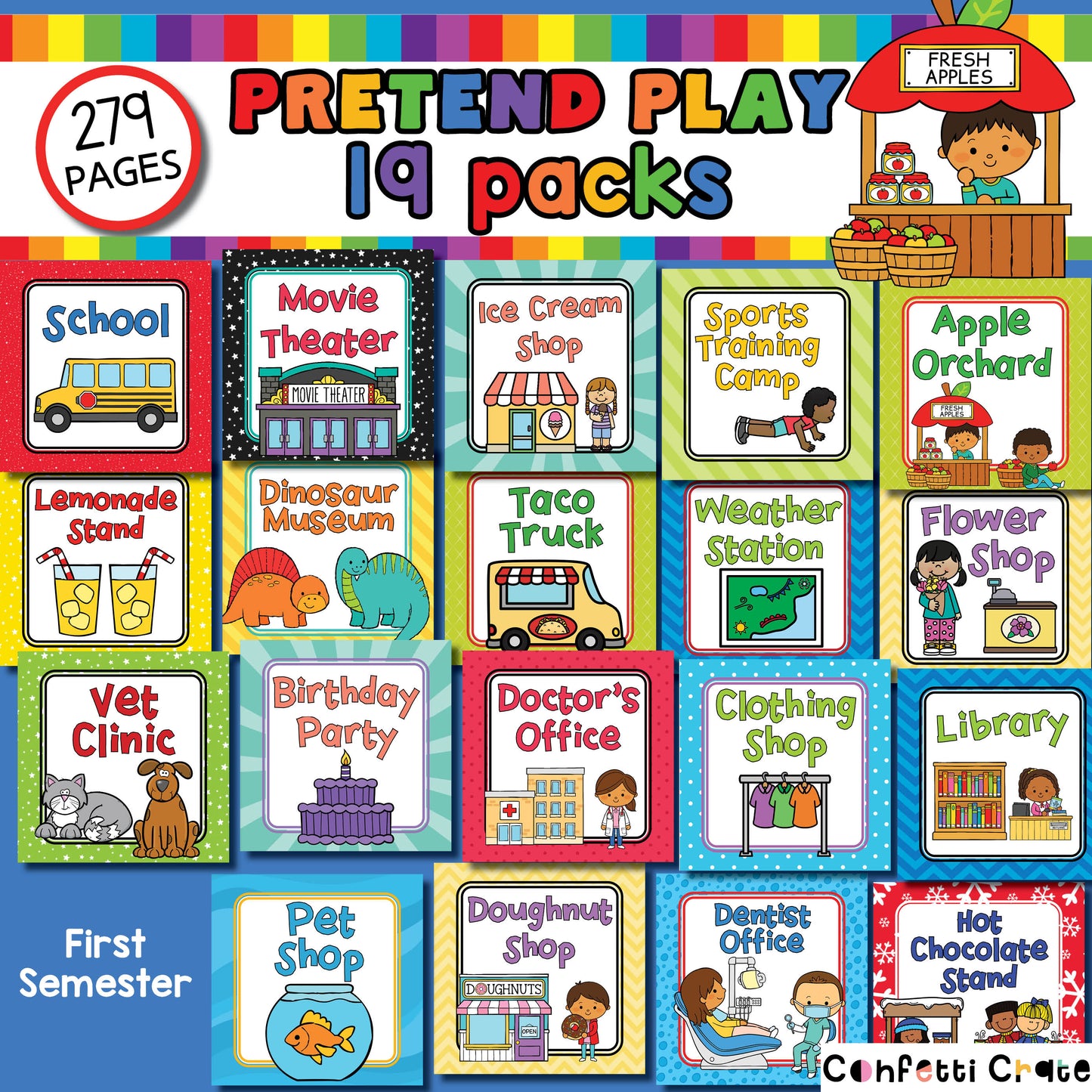Pretend Play Bundle - all 38 pretend play printables