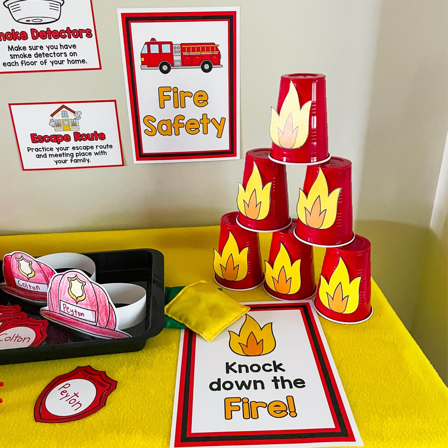 Fire Station Pretend Play - Printable PDF