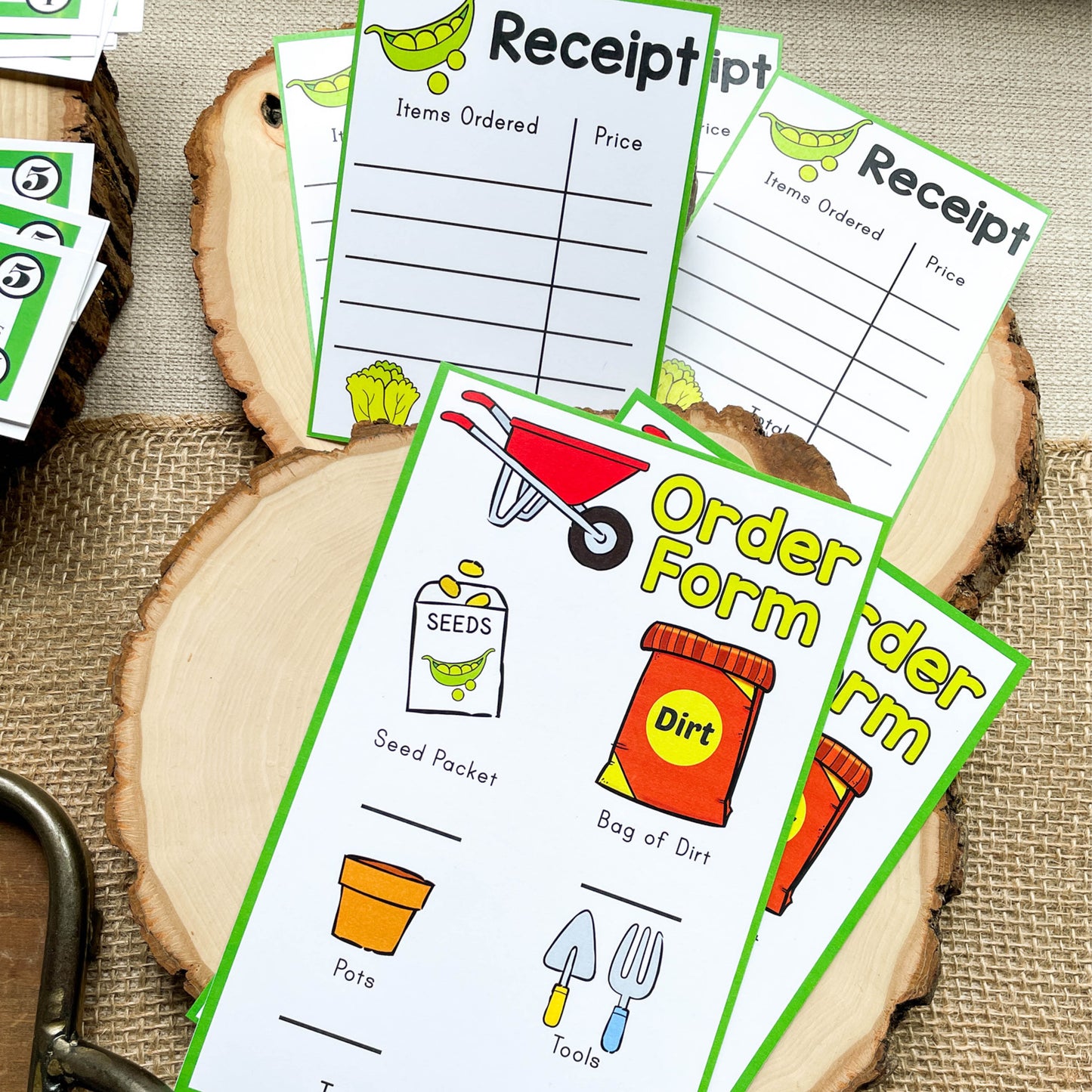 Garden Shop Pretend Play - Printable PDF