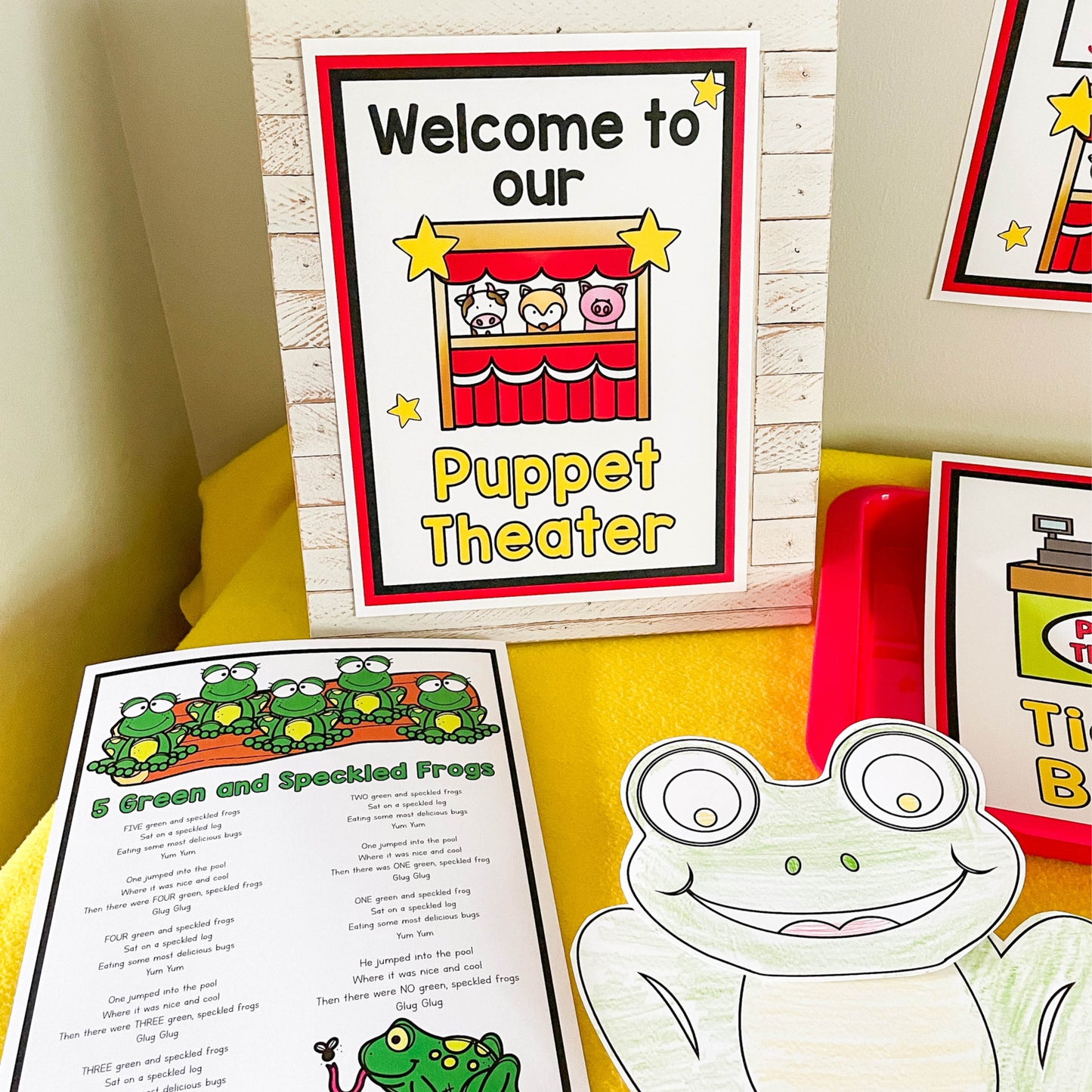 Puppet Theater Pretend Play - Printable PDF