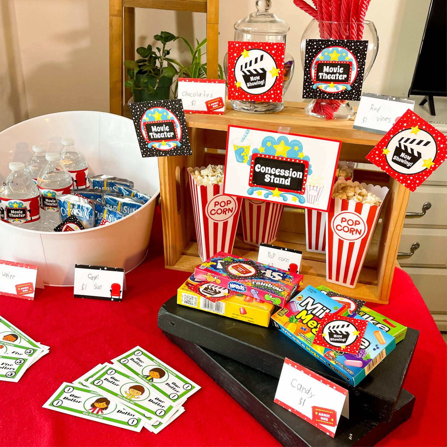 Movie Theater Pretend Play - Printable PDF