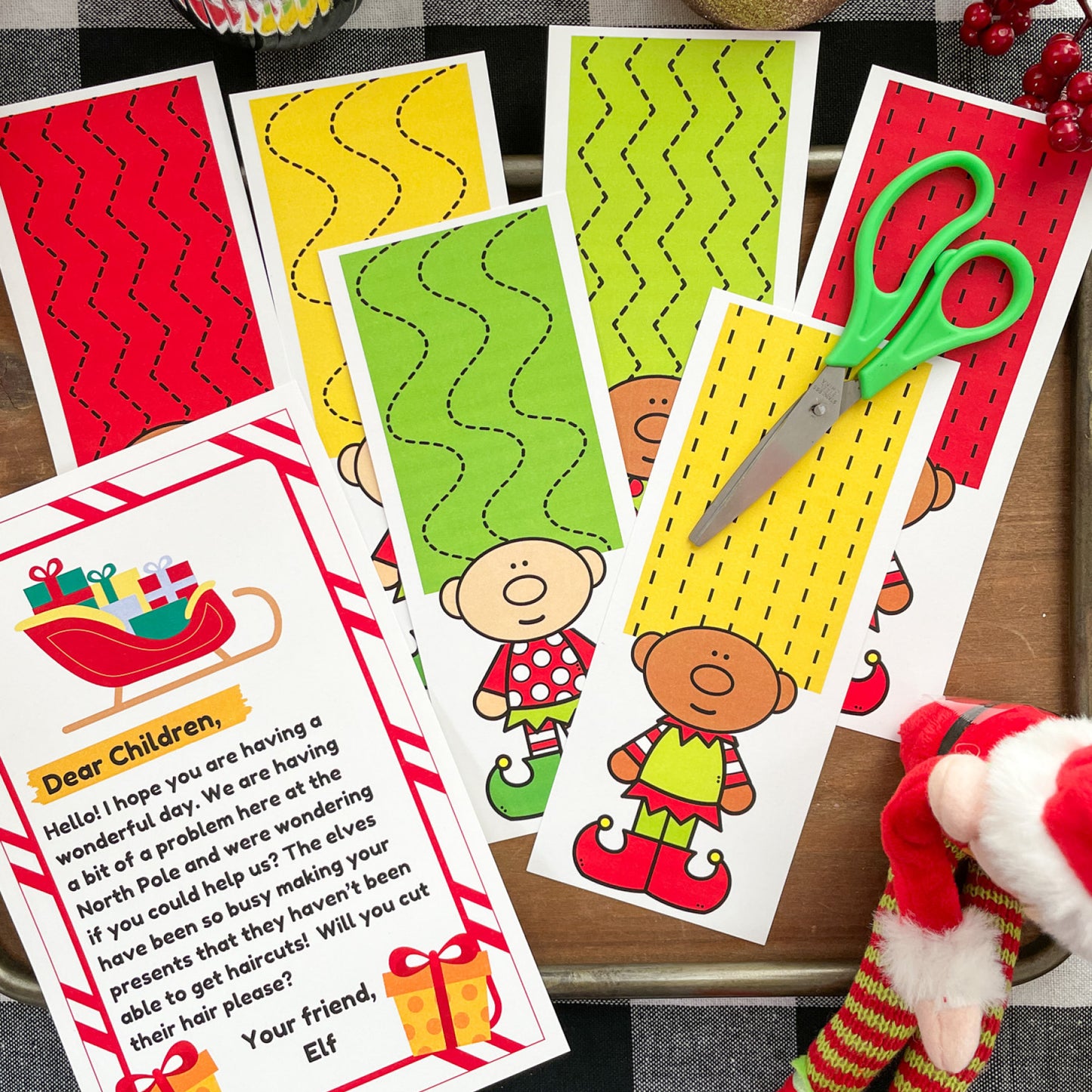 Christmas Elf Printables for Preschoolers - 24 Daily Activities and Elf Letters