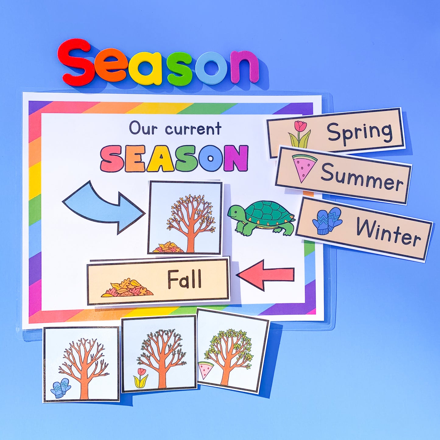 Calendar time printable busy book! This includes 11 printable pages in a pdf file. Includes an activity for: 1. Calendar 2. Today's date 3. Current season 4. Today's weather www.confetticrate.com
