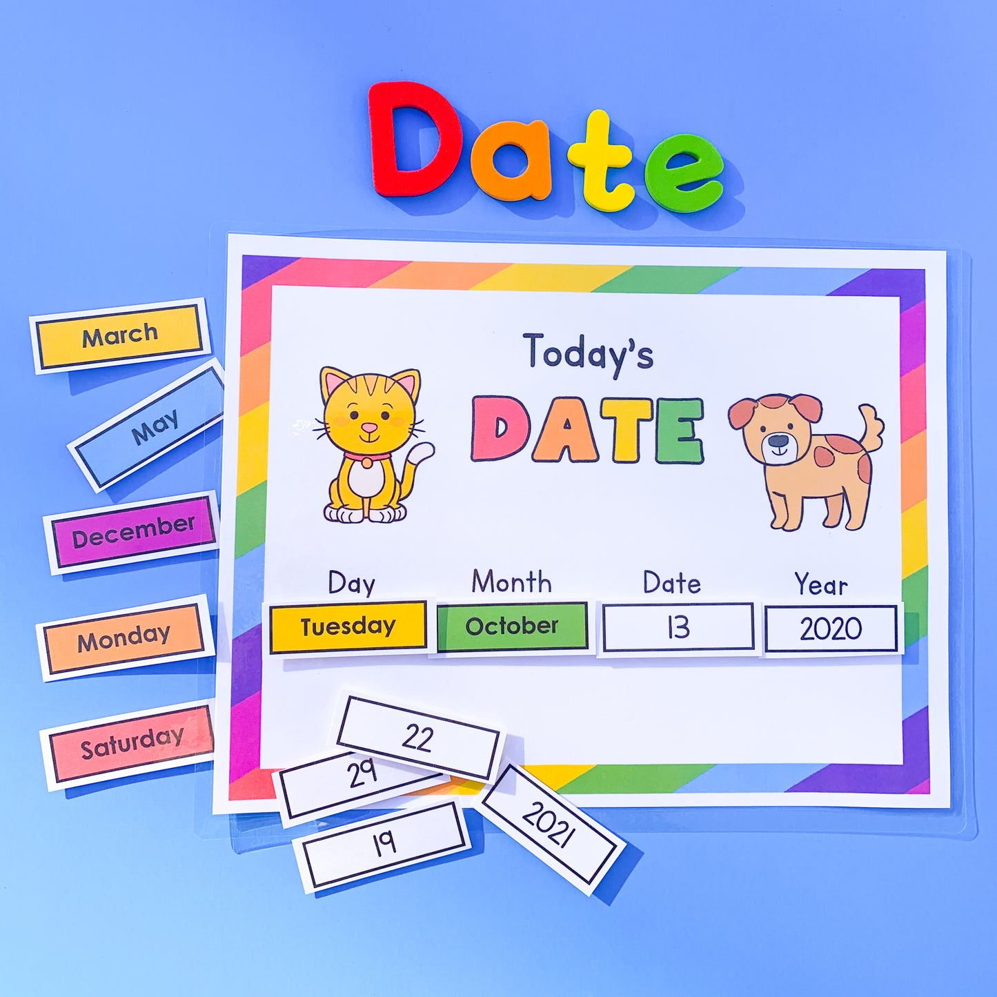Calendar time printable busy book! This includes 11 printable pages in a pdf file. Includes an activity for: 1. Calendar 2. Today's date 3. Current season 4. Today's weather www.confetticrate.com