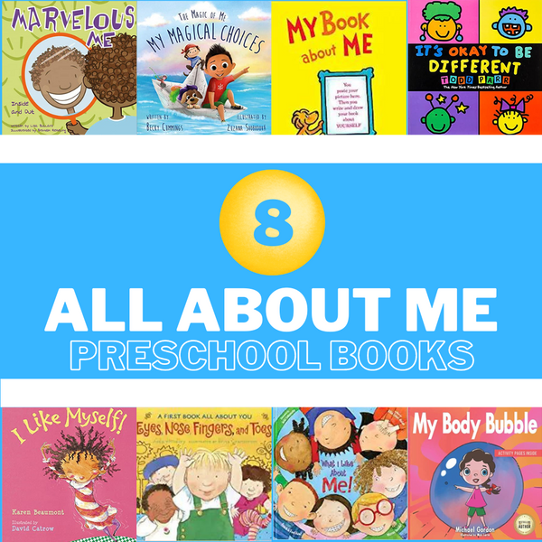 📕8 All About Me Preschool Book List