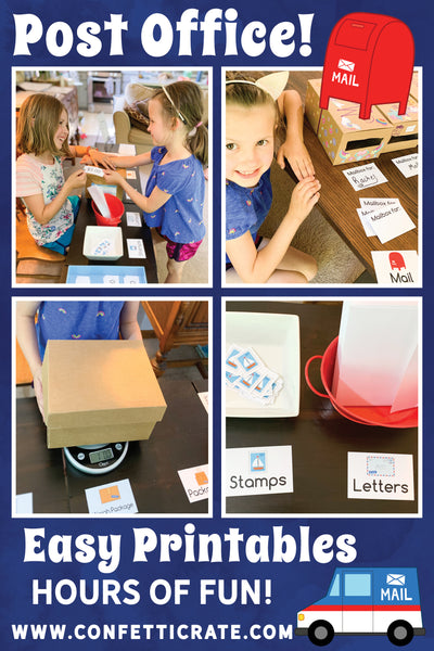 Post Office Dramatic Play Printables