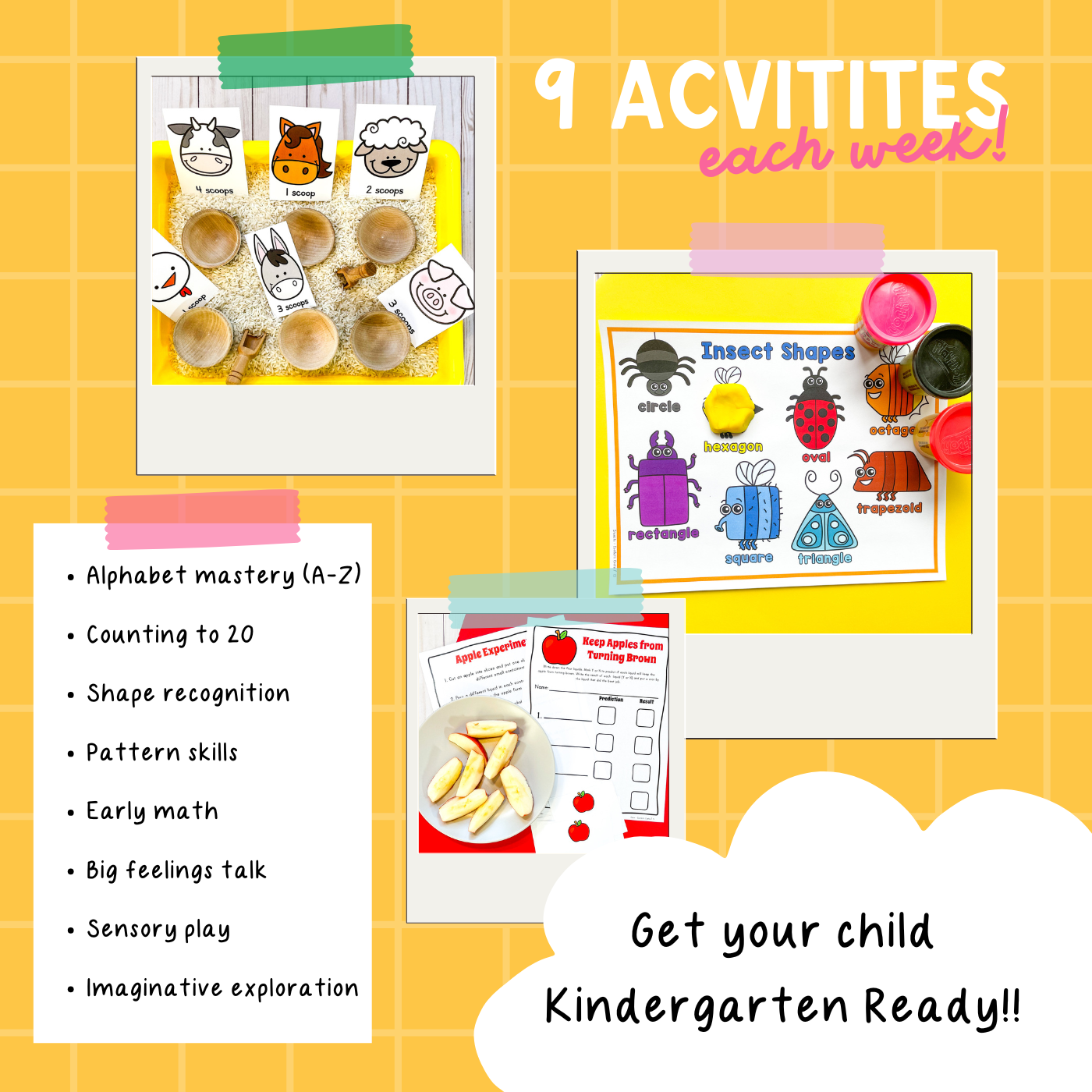 Printable preschool curriculum with 12 months of fun!