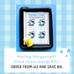 Printed summer preschool curriculum for children aged 3-5 to get them ready for Kindergarten. 
