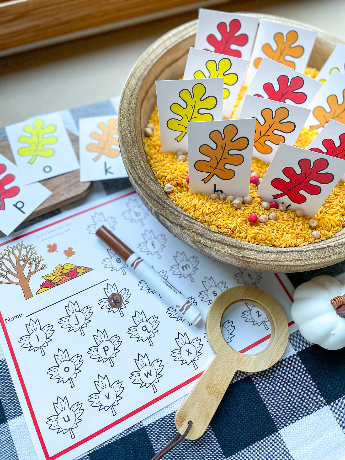 Fall Preschool Activities and Worksheets