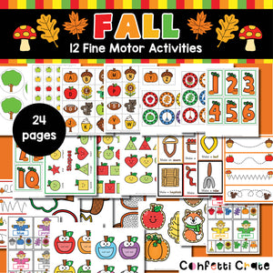 12 Fall Fine Motor Activities