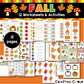 Fall Preschool Activities and Worksheets