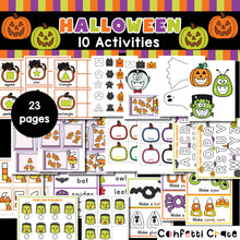 Load image into Gallery viewer, Halloween Preschool Activities
