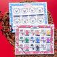 11 Preschool winter learning educational activities! This includes 19 pages.  Includes an activity for: 1. Colors 2. Emotions 3. Clothes for winter 4. Shapes 5. Alphabet 6. Patterns 7. Size 8. Puzzle 9. Tracing 10. Matching 11. Play dough mat *Winter cover page