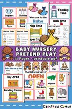 Load image into Gallery viewer, Baby nursery pretend play printables.
