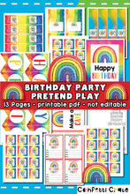 Load image into Gallery viewer, Birthday party pretend play printables.
