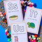 26 printable preschool alphabet playdough mats with adorable activities on 13 printable pages.