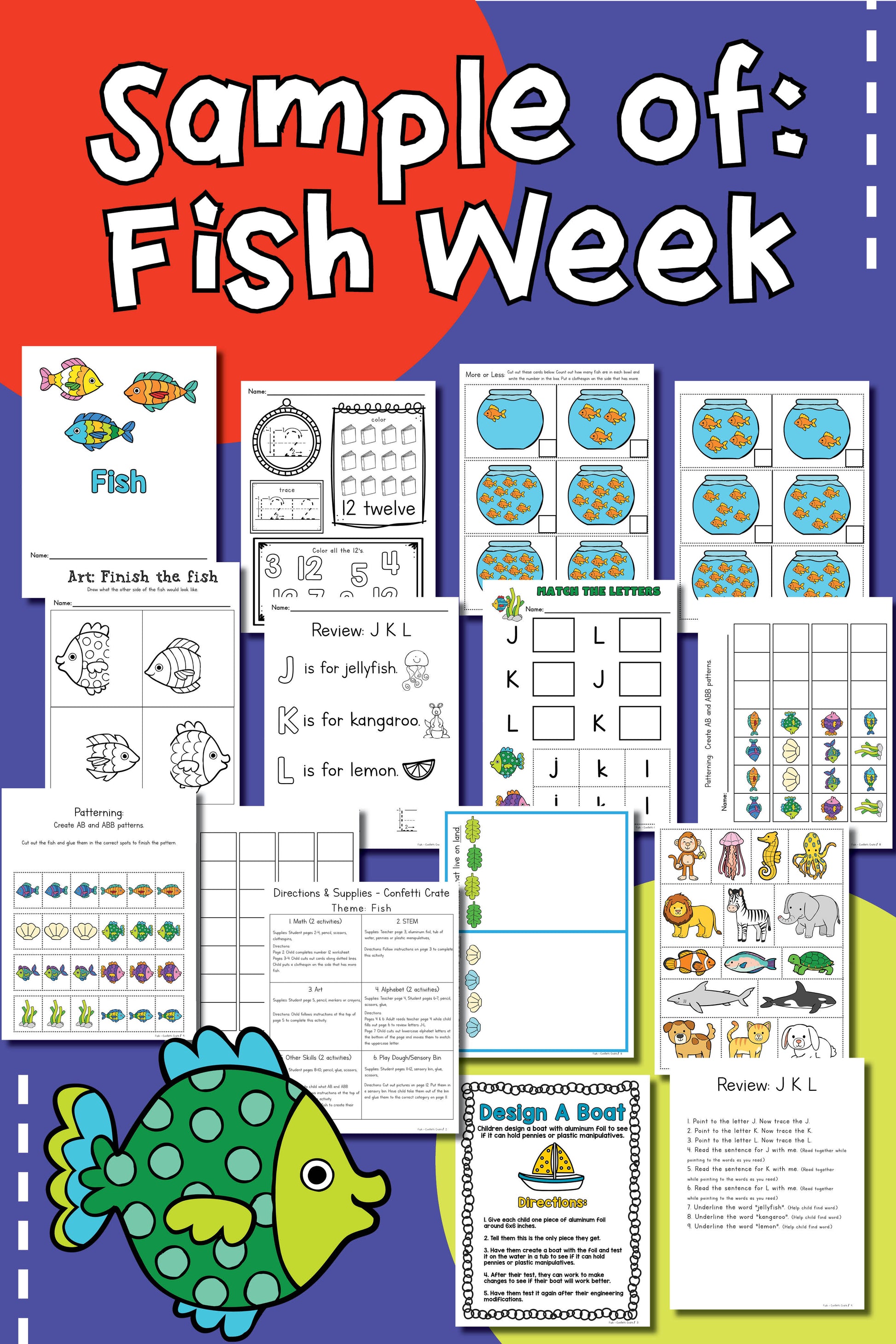 Preschool curriculum for homeschooling, child care centers, day care centers or micro schools. The curriculum works well for 3 year olds, 4 year olds and 5 year olds. Each of the 38 weeks has a new theme for a total of 9 months.