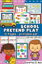 Load image into Gallery viewer, School pretend play printables!
