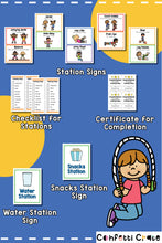 Load image into Gallery viewer, Sports training camp pretend play printables.
