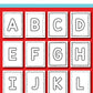 Preschool Alphabet Books with Upper Case and Lower Case Letters  Outlined ABC books for the preschooler or Kindergartner to color or use in crafting projects. www.confetticrate.com