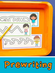 Preschool educational printable activities! These can be used as preschool centers. This includes 16 printable pages. Math, literacy and fine motor  skills.