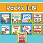Pretend play printables for kids bundle includes the printable files for 19 pretend play packs. Your kids will spend hours in screen free play!