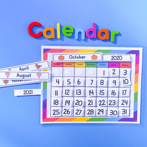 Calendar time printable busy book! This includes 11 printable pages in a pdf file.  Includes an activity for: 1. Calendar 2. Today's date 3. Current season 4. Today's weather www.confetticrate.com