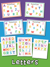Load image into Gallery viewer, Uppercase and lowercase alphabet find and cover preschool printable activity.
